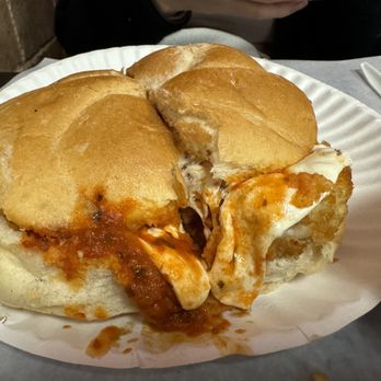John's Famous Deli - SHRIMP PARM Shrimp Parmigiana Sandwich ROLL - Delis Near Me - Staten Island, New York John's Famous Deli - SHRIMP PARM Shrimp Parmigiana Sandwich ROLL - Delis Near Me - Staten Island, New York