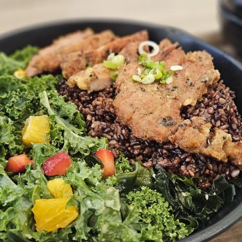 Ever After Tearoom & Eatery - Evilness Pork-Chop Entrée $17.95 - Shaved Ice Near Me - Irvine, California