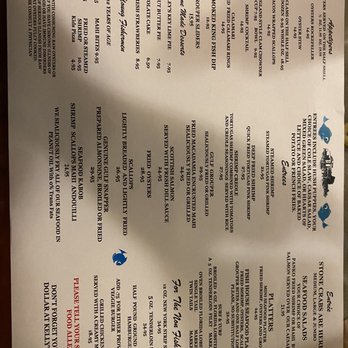 Kelly's Fish House Dining Room - Menu - Seafood Near Me - Naples, Florida
