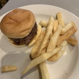 Kids mini burger Kids mini burger