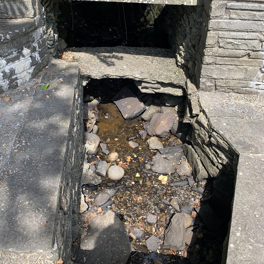 St Brigid's Holy Well - Water flowing from the holy well - Landmarks & Historical Buildings Near Me - Mountbriget, CE
