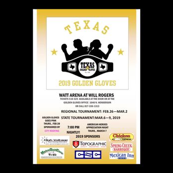 TEXAS GOLDEN GLOVES - Our 2018-2019 Texas Golden Gloves is here !
Tickets are now available!!! - Boxing Near Me - Fort Worth, Texas TEXAS GOLDEN GLOVES - Our 2018-2019 Texas Golden Gloves is here !
Tickets are now available!!! - Boxing Near Me - Fort Worth, Texas
