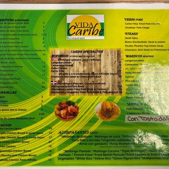 Vida Caribe - Menu - Latin American Near Me - Clermont, Florida Vida Caribe - Menu - Latin American Near Me - Clermont, Florida