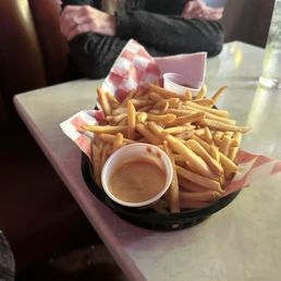 Fries were pretty good. Fries were pretty good.