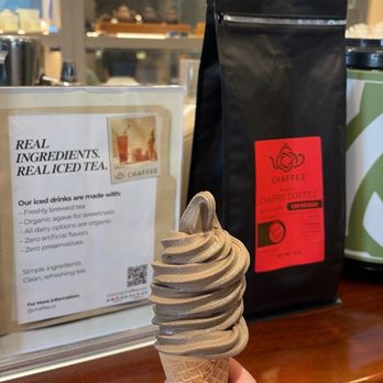 Chaffee - Tie guan yin soft serve - Tea Rooms Near Me - Temple City, California