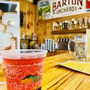 Barton Orchards - a drink in a plastic cup - Fruits & Veggies Near Me - Poughkeepsie, New York Barton Orchards - a drink in a plastic cup - Fruits & Veggies Near Me - Poughkeepsie, New York