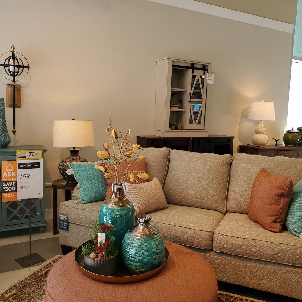 Sofa with decor for living room