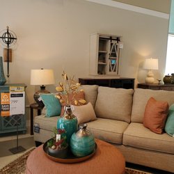 Ashley Store - Sofa with decor for living room