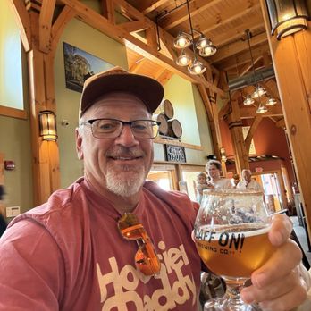 Big Woods Speedway - Pumpkin Spiced beer mmmm good! - Burgers Near Me - Speedway, Indiana