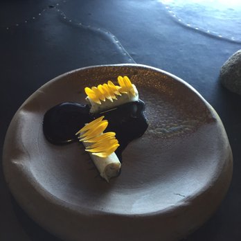 Vue De Monde - Bowen Mud Crab filo with squid ink sauce - Bars Near Me - Melbourne, VIC