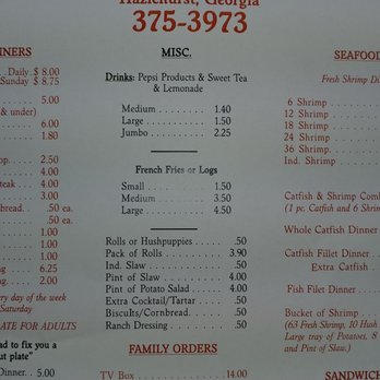 Smith's Fried Chicken - Closer view of menu 1/2 - American Near Me - Hazlehurst, Georgia Smith's Fried Chicken - Closer view of menu 1/2 - American Near Me - Hazlehurst, Georgia