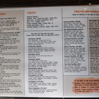 Thai Maison - Menu page 2 - Thai Near Me - Bellingham, Washington Thai Maison - Menu page 2 - Thai Near Me - Bellingham, Washington
