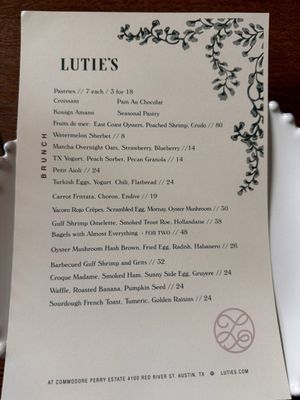 Menu photo 6 Lutie’s Austin, TX Menu photo 6 Lutie’s Austin, TX