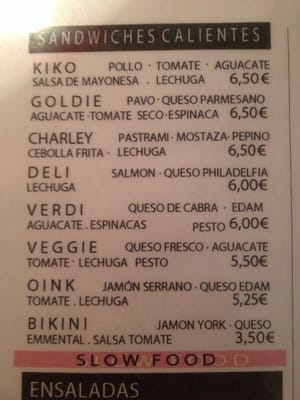 Menu photo 7 Cosmo Barcelona, B Menu photo 7 Cosmo Barcelona, B