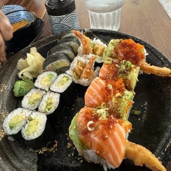 Amami Sushi - Tiger Roll, Shrimp Tempura Roll and Avo Roll - Sushi Bars Near Me - Napa, California Amami Sushi - Tiger Roll, Shrimp Tempura Roll and Avo Roll - Sushi Bars Near Me - Napa, California