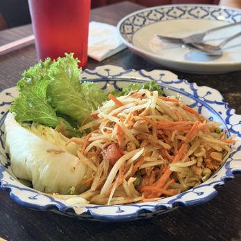 Tom Yum Thai Restaurant - Green papaya salad - Salad Near Me - Peoria, Arizona Tom Yum Thai Restaurant - Green papaya salad - Salad Near Me - Peoria, Arizona