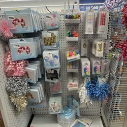 More birthday decorations and old school wax numbers I was looking for.