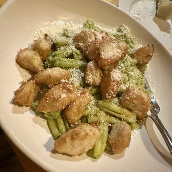Cucina Basilico - Pesto with GF pasta and chicken - Italian Near Me - San Diego, California Cucina Basilico - Pesto with GF pasta and chicken - Italian Near Me - San Diego, California