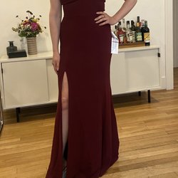 Express Alterations - Original dress before alterations; slight alterations needed in the sleeve/chest