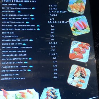 Kaiyo Sushi and Bar - Menu Feb '24 - Japanese Near Me - Mansfield, Texas