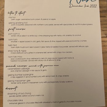 Nari - Tasting menu - Thai Near Me - San Francisco, California Nari - Tasting menu - Thai Near Me - San Francisco, California