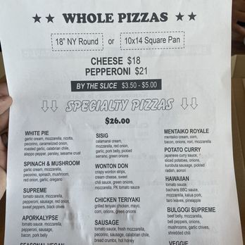 Pizza Kaiju - Menu - Pizza Near Me - San Diego, California Pizza Kaiju - Menu - Pizza Near Me - San Diego, California