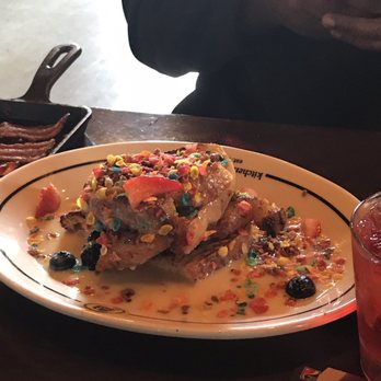 Bosscat Kitchen & Libations - Fruity Pebble French Toast - New American Near Me - Houston, Texas