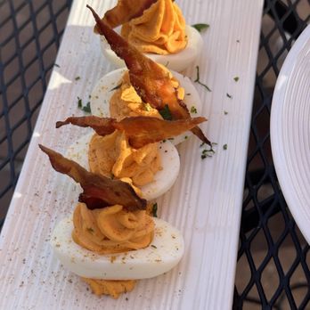 Jagerhaus German Restaurant & Biergarten - Deviled Eggs - German Near Me - Whitestone, New York Jagerhaus German Restaurant & Biergarten - Deviled Eggs - German Near Me - Whitestone, New York