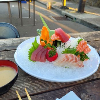 Koya Sushi - Another angle of our sashimi plate. A work of art, BRAVO - Japanese Near Me - Beaverton, Oregon