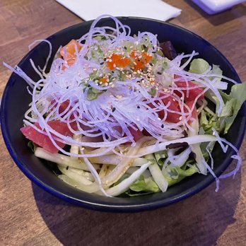 Zeppin Sushi - Chef's Choice Sashimi Salad (AYCE portion) - Japanese Near Me - Encino, California Zeppin Sushi - Chef's Choice Sashimi Salad (AYCE portion) - Japanese Near Me - Encino, California