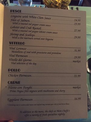Menu photo 4 Mom Chaffe's Cellarette West Reading, PA
