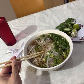 Banh Mi N More - Pho P1. Combination Beef Noodle Soup eye (round steak, Brisket,Tendon, Meat Ball)s - Vietnamese Near Me - Houston, Texas