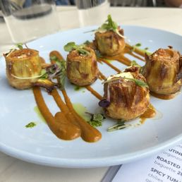 Goat Cheese Stuffed Artichoke Flowers