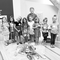 Camp ARF - The kids got to meet Spiff, a member of the Pet Hug Pack!