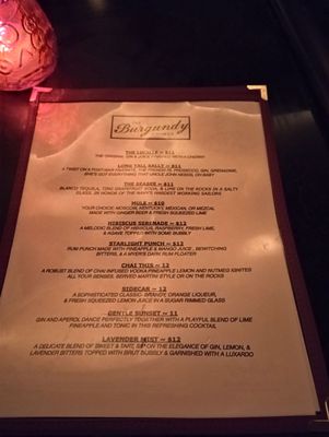 Menu photo 5 Burgundy Lounge North Charleston, SC