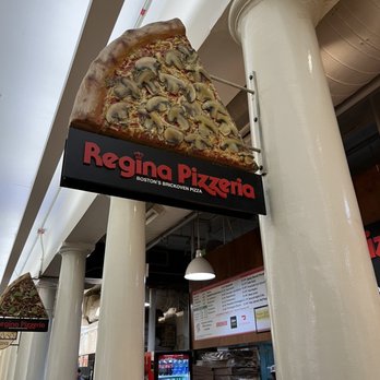 Regina Pizzeria - a large slice of pizza - Pizza Near Me - Boston, Massachusetts