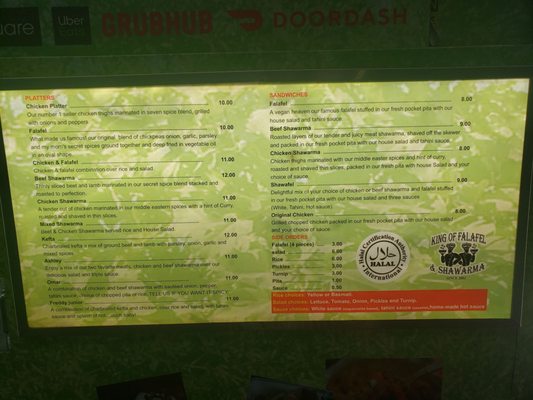 King Of Falafel & Shawarma Cart by null
