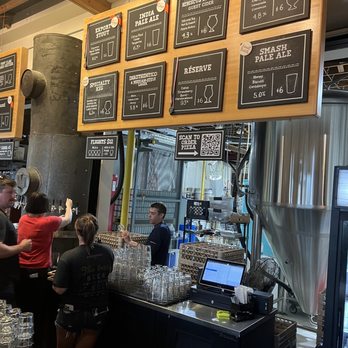 Ponysaurus Brewing Co - Menu board - Breweries Near Me - Durham, North Carolina