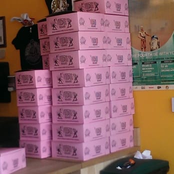 Voodoo Doughnut - Everyone around here loves pink! - Donuts Near Me - Denver, Colorado Voodoo Doughnut - Everyone around here loves pink! - Donuts Near Me - Denver, Colorado