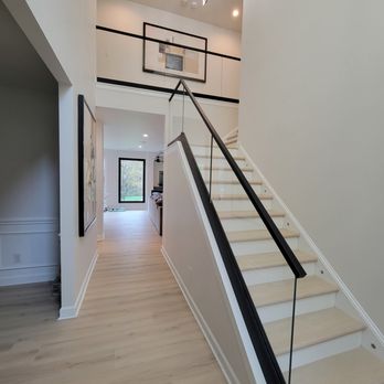 Renovation Masters - Glass Stair Railing - Door Sales/Installation Near Me Renovation Masters - Glass Stair Railing - Door Sales/Installation Near Me