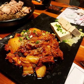 The Pocha Hanshin - Spicy Stir Pork with Sliced Tofu() - Korean Near Me - Duluth, Georgia The Pocha Hanshin - Spicy Stir Pork with Sliced Tofu() - Korean Near Me - Duluth, Georgia