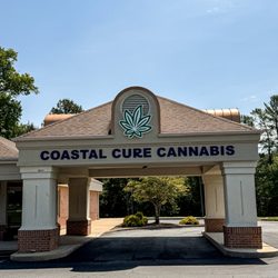 Front entrance of Coastal Cure Cannabis.