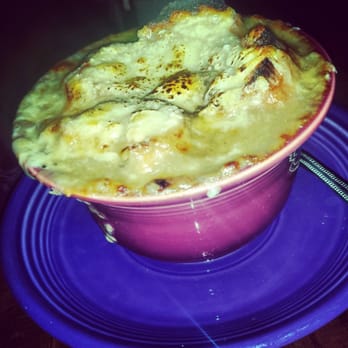 Le Patio - The delicious french onion soup. - French Near Me - Wilton Manors, Florida