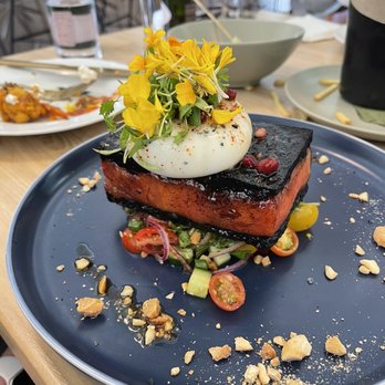 Vista - Charred Watermelon Salad with burrata! - Bars Near Me - Hermosa Beach, California
