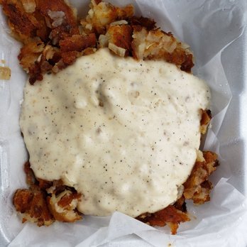 5 Points Cafe - Home fries with sausage gravy. - Cafes Near Me - Xenia, Ohio 5 Points Cafe - Home fries with sausage gravy. - Cafes Near Me - Xenia, Ohio