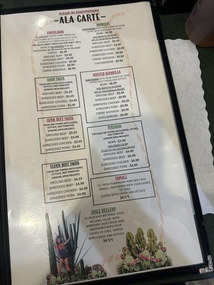 Menu photo 2 La Dos Gringas Belen, NM