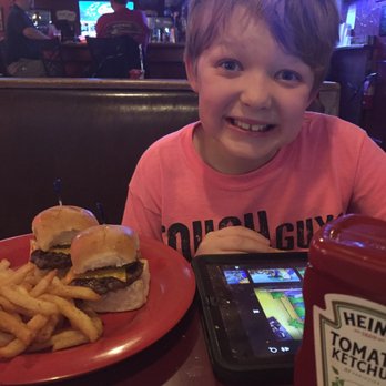 Texas Borders Bar & Grill - Kids meal $6.99. Two cheeseburger slider and fries - American Near Me - Katy, Texas Texas Borders Bar & Grill - Kids meal $6.99. Two cheeseburger slider and fries - American Near Me - Katy, Texas