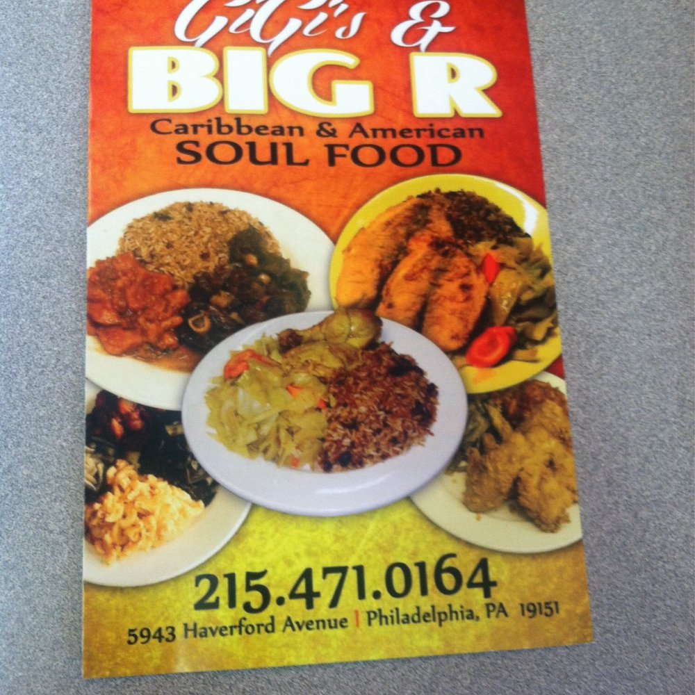 Awesome American Soul/Caribbean Food menu!! Awesome American Soul/Caribbean Food menu!!
