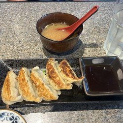Mama's Japanese Kitchen - Miso soup and pork gyoza