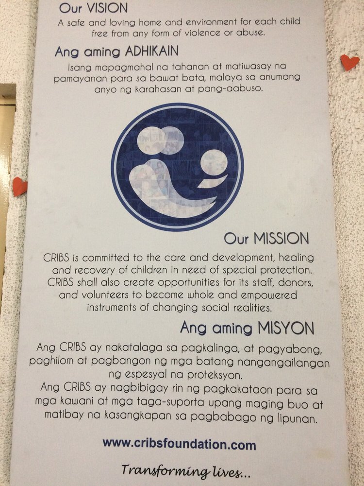 CRIBS FOUNDATION 15 Major Dizon Street, Marikina, Metro Manila